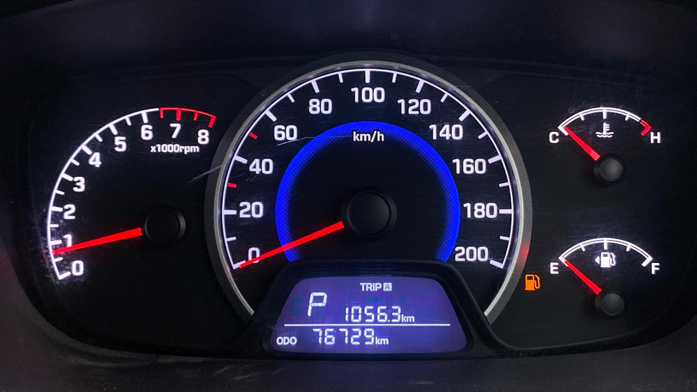 2019 Hyundai Grand i10 SPORTZ AT 1.2 KAPPA VTVT, Petrol, Automatic, 76,726 km, Odometer Image