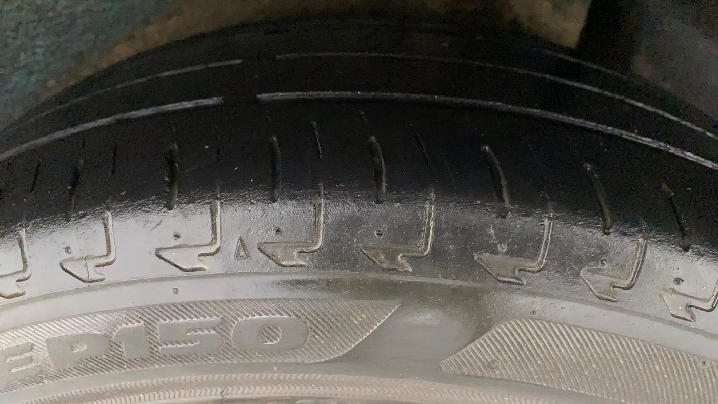 2017 Maruti IGNIS ALPHA 1.2 AMT, Petrol, Automatic, 1,03,557 km, Left Rear Tyre Tread