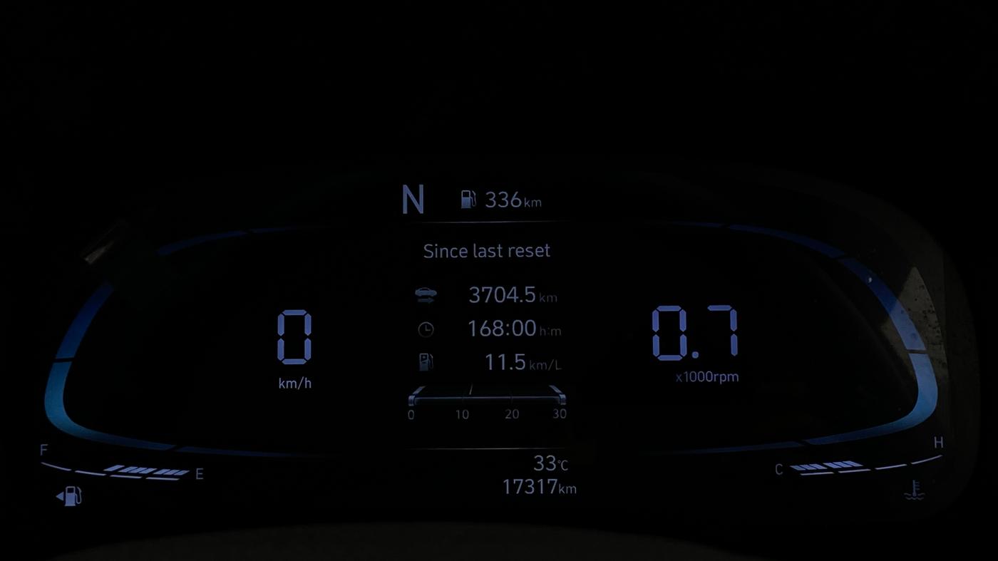 2023 Hyundai EXTER SX(O) CONNECT 1.2 AMT DUAL TONE, Petrol, Automatic, 17,312 km, Odometer Image