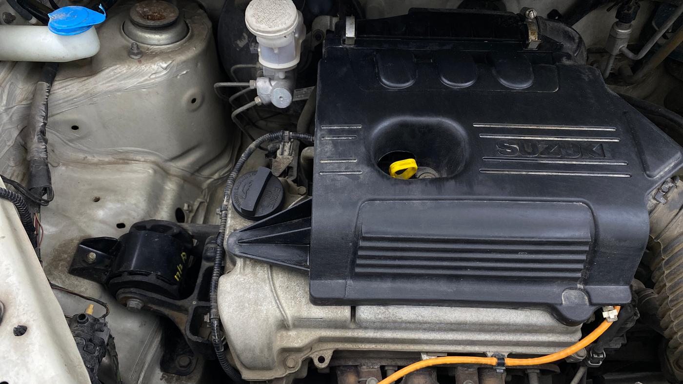 2018 Maruti Wagon R 1.0 VXI AMT, Petrol, Automatic, 24,818 km, Engine View - Right