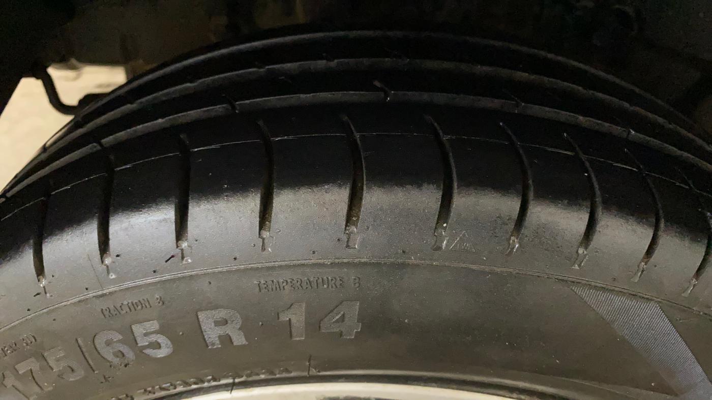 2022 Tata TIGOR XZ PLUS CNG, CNG, Manual, 65,705 km, Right Rear Tyre Tread