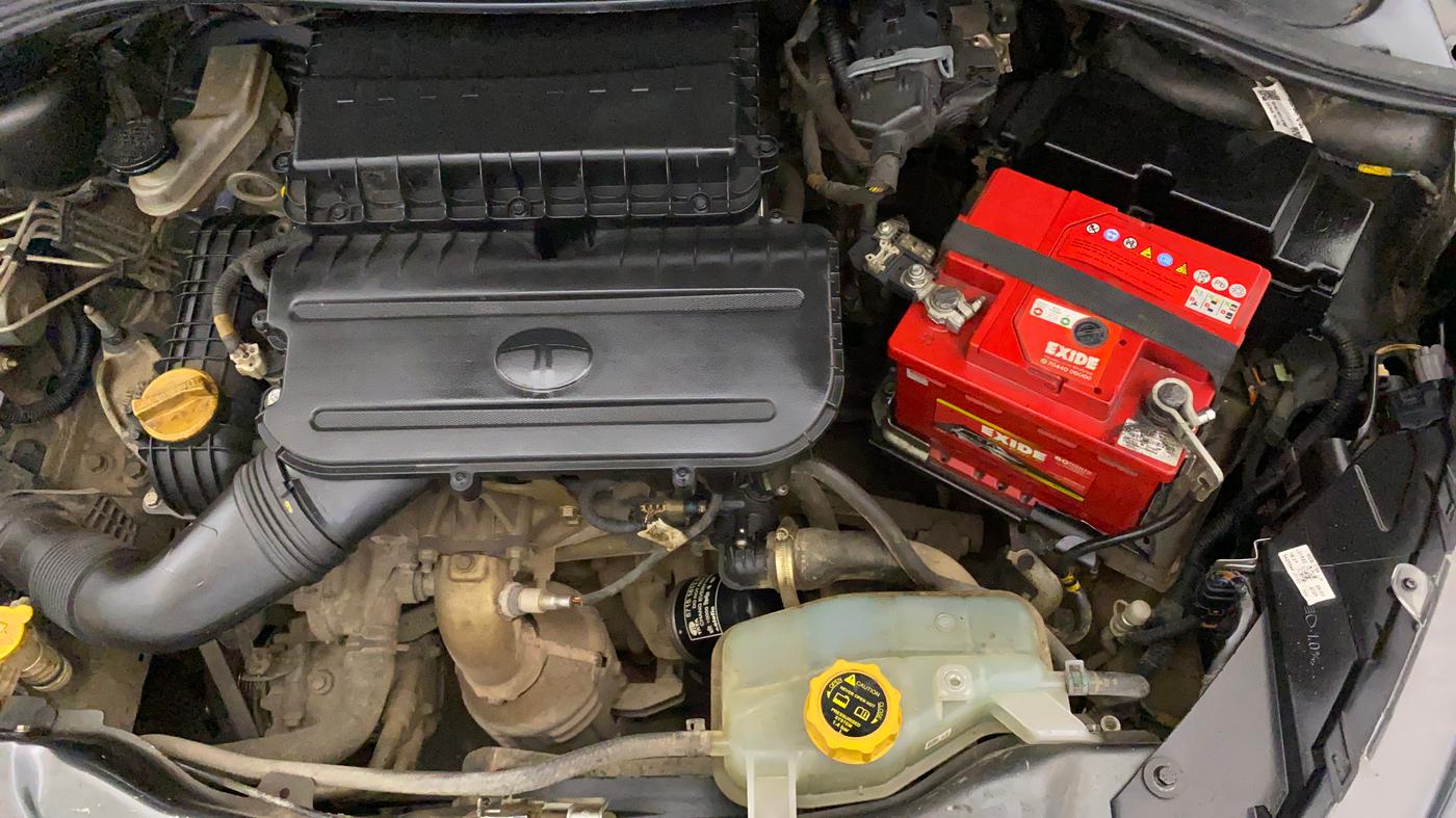 2022 Tata TIGOR XZ PLUS CNG, CNG, Manual, 65,705 km, Engine View - Left