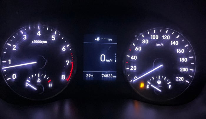2019 Hyundai Verna 1.6 VTVT SX, Petrol, Manual, 74,825 km, Odometer Image