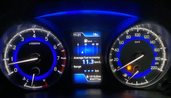 2015 Maruti Baleno ALPHA PETROL 1.2, Petrol, Manual, 65,468 km, Odometer Image