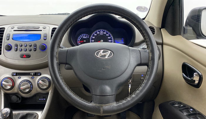 2012 Hyundai i10 SPORTZ 1.2 KAPPA2, Petrol, Manual, 28,999 km, Steering Wheel Close Up