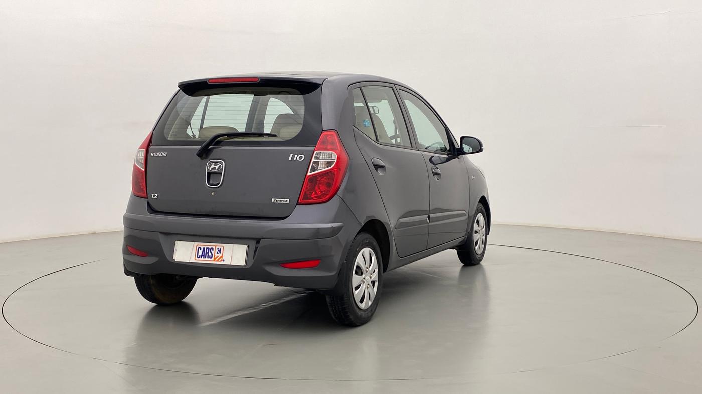 2012 Hyundai i10 SPORTZ 1.2 KAPPA2, Petrol, Manual, 28,999 km, Right Back Diagonal