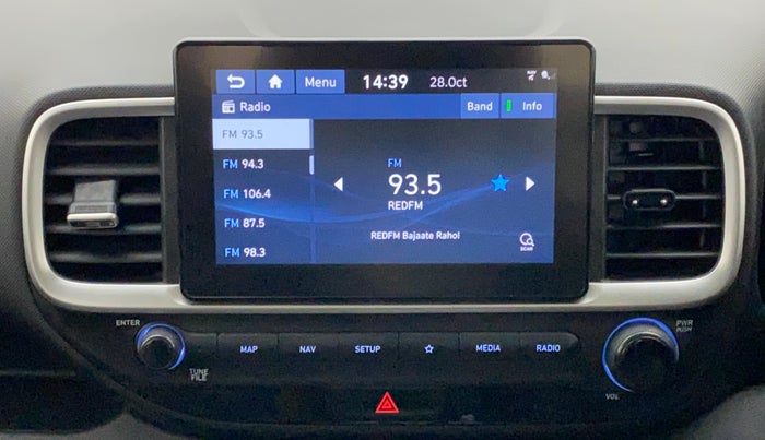 2020 Hyundai VENUE SX PLUS 1.0 TURBO DCT, Petrol, Automatic, 22,334 km, Infotainment System