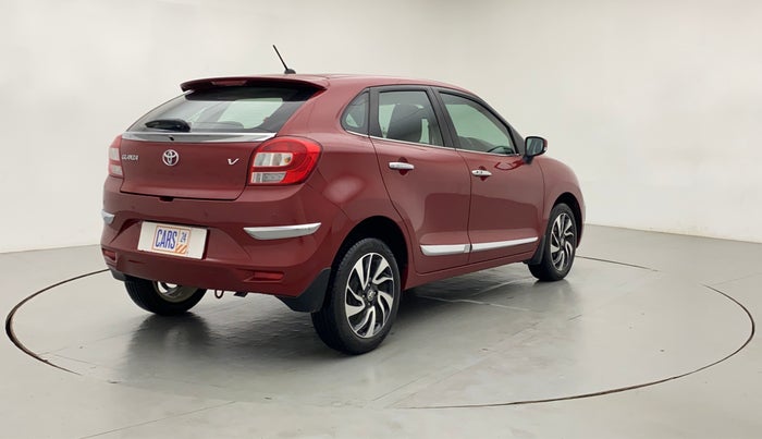 2020 Toyota Glanza V CVT, Petrol, Automatic, 6,593 km, Right Back Diagonal (45- Degree) View