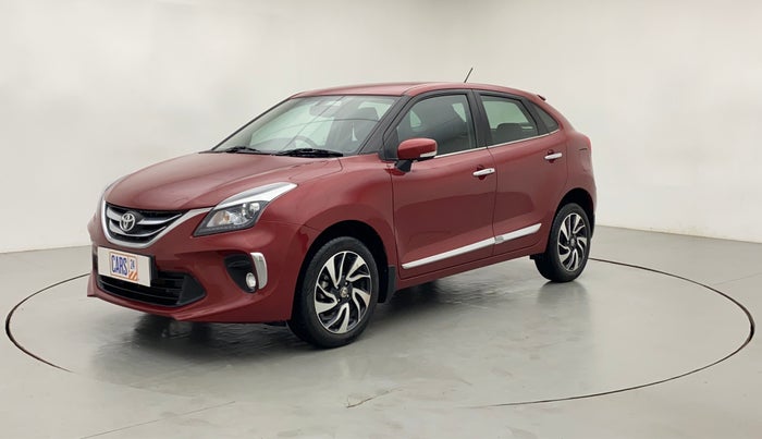 2020 Toyota Glanza V CVT, Petrol, Automatic, 6,593 km, Left Front Diagonal (45- Degree) View
