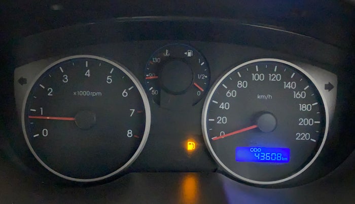 2012 Hyundai i20 MAGNA 1.2, CNG, Manual, 43,608 km, Odometer Image