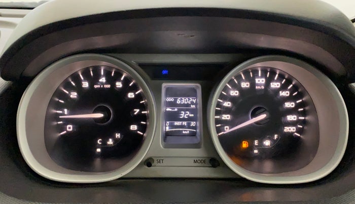 2017 Tata TIGOR XZ PETROL, Petrol, Manual, 63,016 km, Odometer Image
