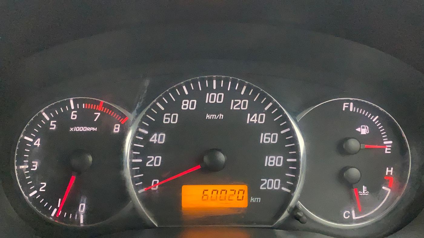 2011 Maruti Swift VXI, Petrol, Manual, 60,020 km, Odometer Image