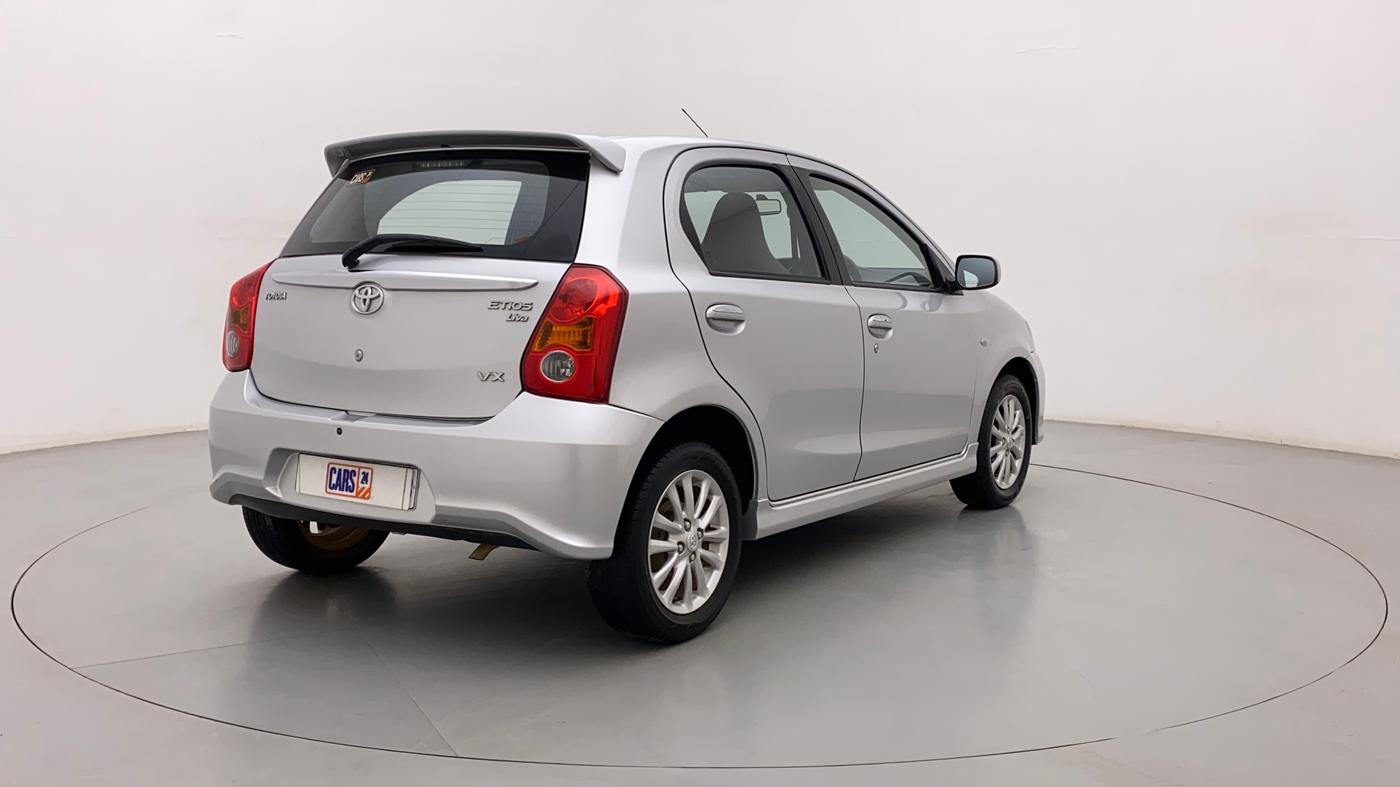 2013 Toyota Etios Liva VX, Petrol, Manual, 71,146 km, Right Back Diagonal