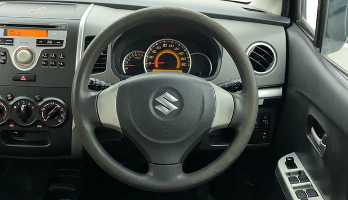 2012 Maruti Wagon R 1.0 VXI, Petrol, Manual, 61,527 km, Steering Wheel Close Up