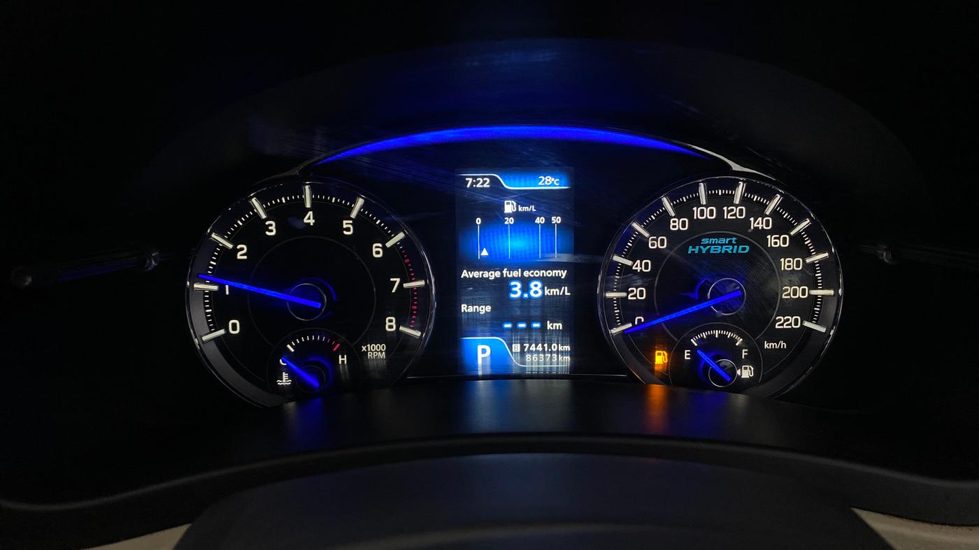 2020 Maruti Ciaz ALPHA  AT 1.5 SHVS PETROL, Petrol, Automatic, 86,373 km, Odometer Image