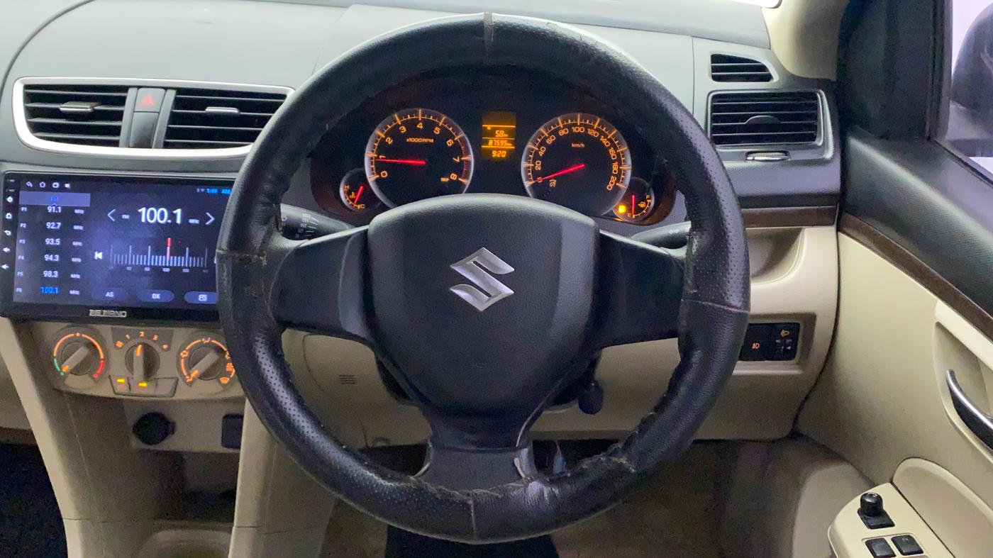 2017 Maruti Swift Dzire VXI, Petrol, Manual, 87,595 km, Steering Wheel Close Up