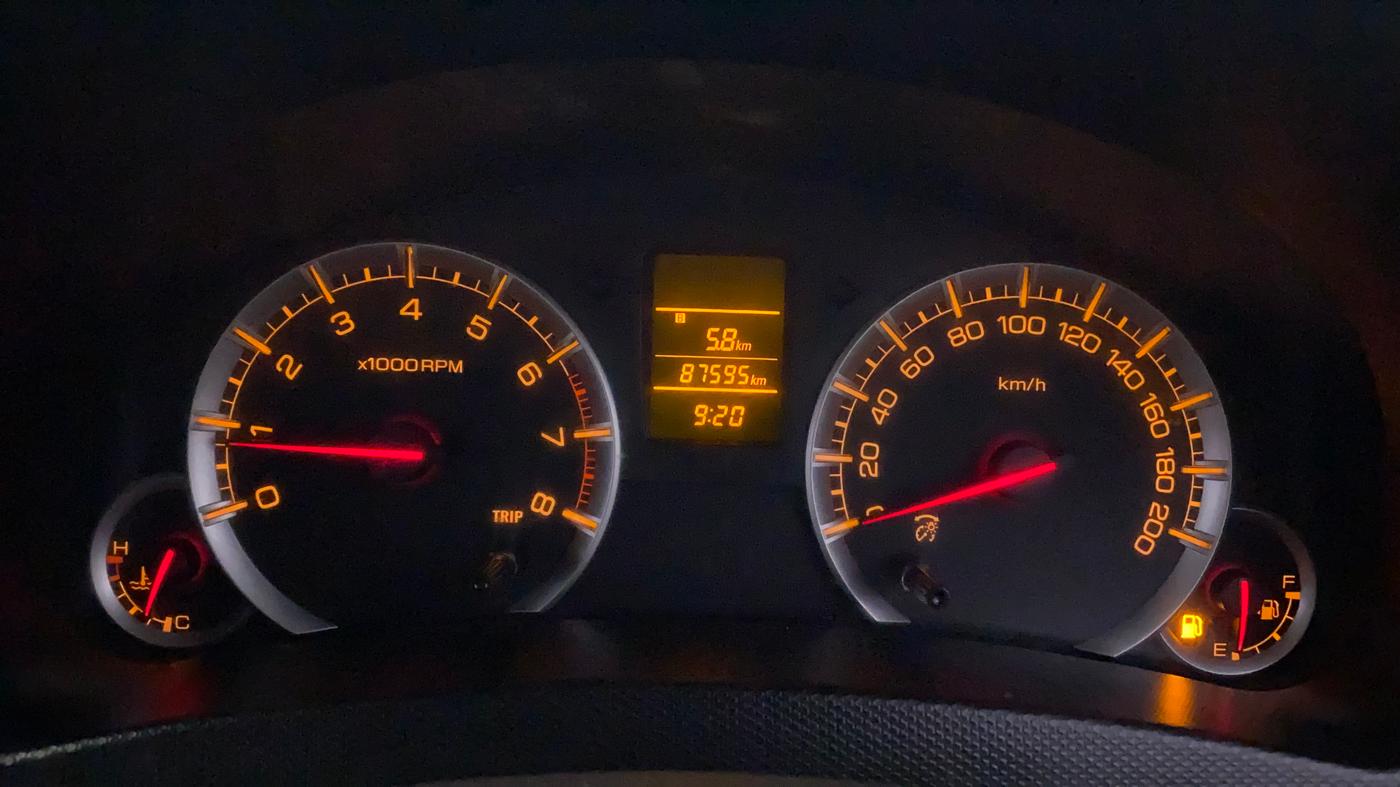 2017 Maruti Swift Dzire VXI, Petrol, Manual, 87,595 km, Odometer Image