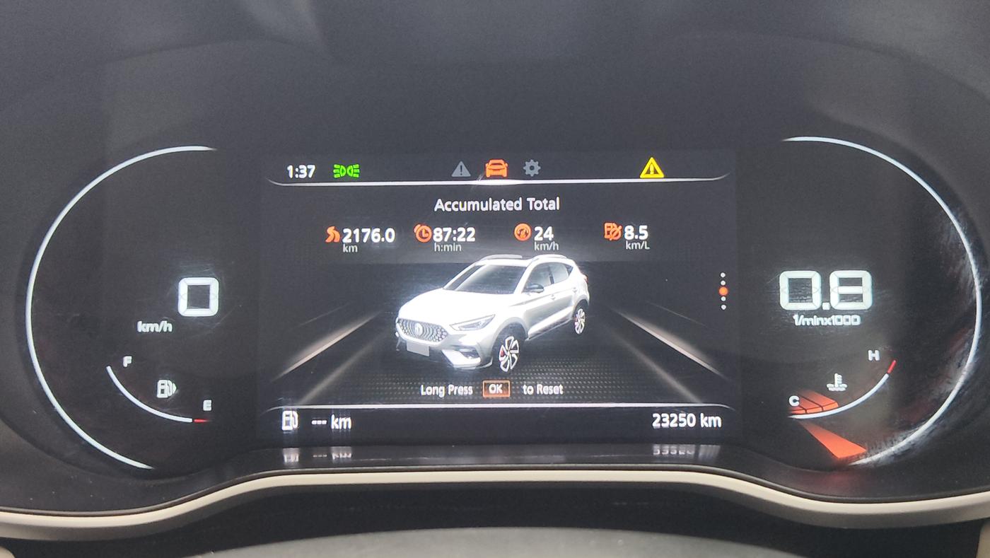2022 MG ASTOR SHARP EX 1.5 MT, Petrol, Manual, 23,248 km, Odometer Image
