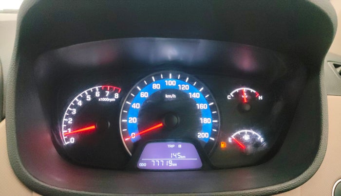 2015 Hyundai Xcent SX 1.2, Petrol, Manual, 77,712 km, Odometer Image