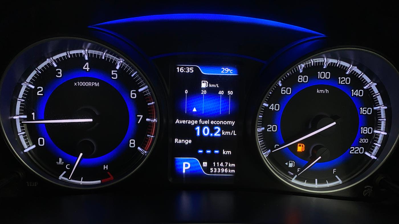 2019 Toyota Glanza V CVT, Petrol, Automatic, 53,390 km, Odometer Image