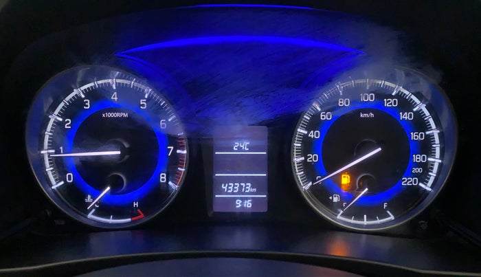 2016 Maruti Baleno DELTA PETROL 1.2, Petrol, Manual, 43,373 km, Odometer Image