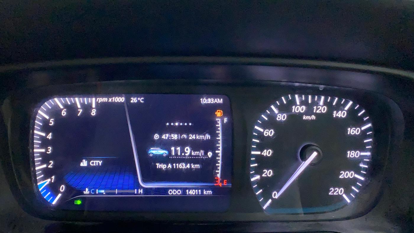 2022 Tata PUNCH CREATIVE 1.2 MT KAZIRANGA EDITION , Petrol, Manual, 14,011 km, Odometer Image