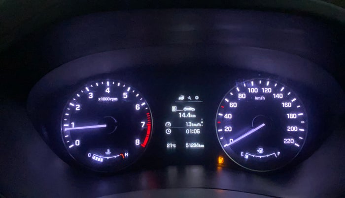 2017 Hyundai Elite i20 ASTA 1.2 (O), Petrol, Manual, 51,270 km, Odometer Image