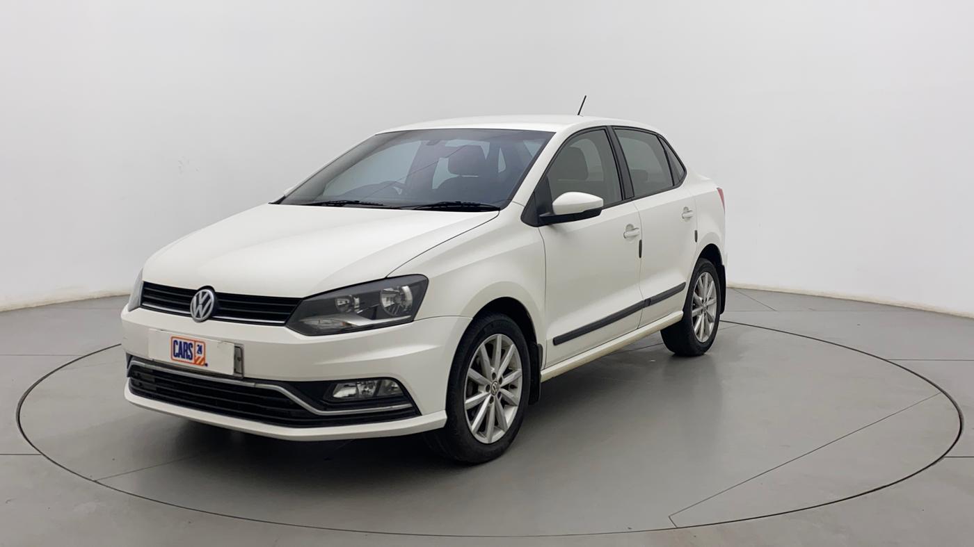 2018 Volkswagen Ameo HIGHLINE PLUS 1.5L AT 16 ALLOY, Diesel, Automatic, 42,170 km, Left Front Diagonal