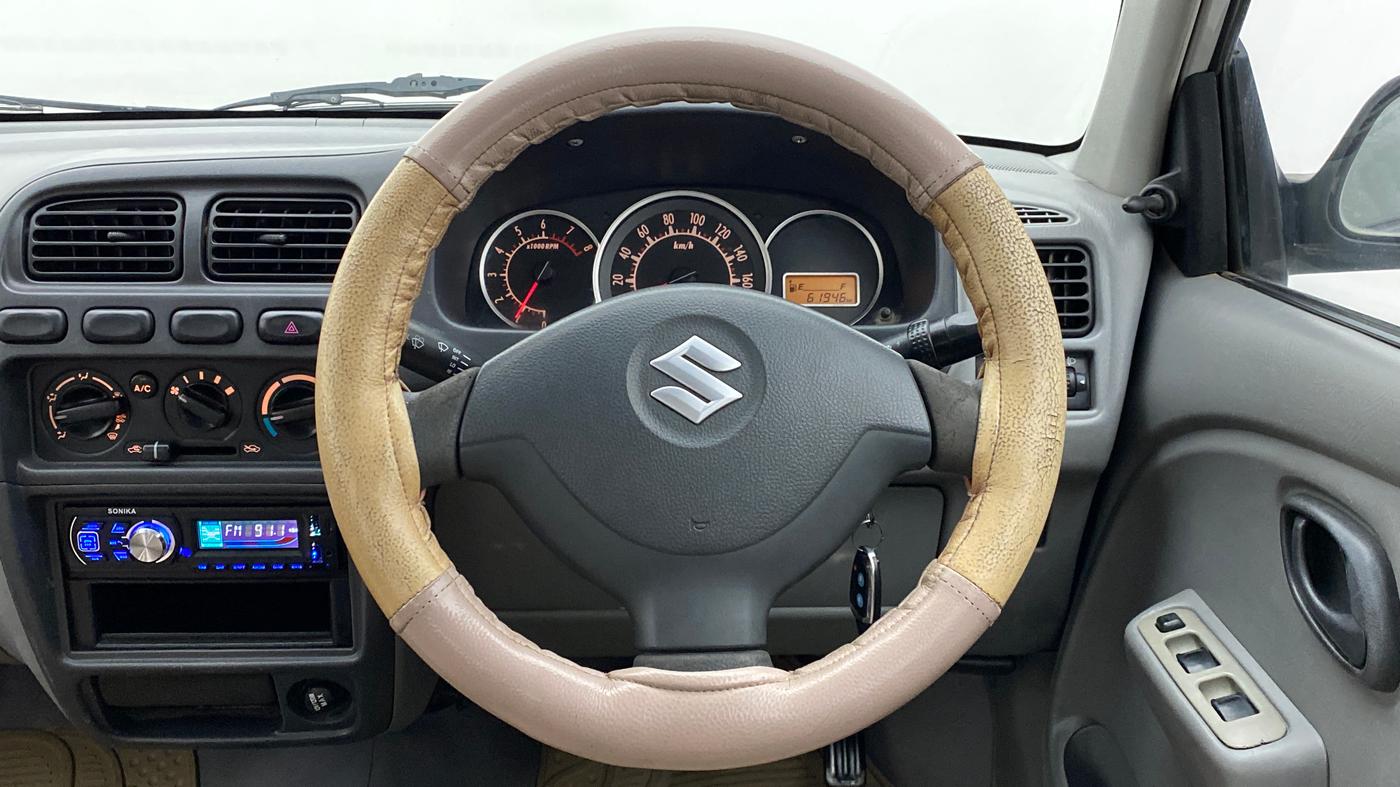 2013 Maruti Alto K10 VXI P, Petrol, Manual, 61,994 km, Steering Wheel Close Up