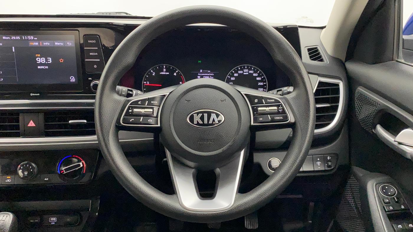 2020 KIA SELTOS HTK PLUS 1.5 DIESEL, Diesel, Manual, 11,840 km, Steering Wheel Close Up