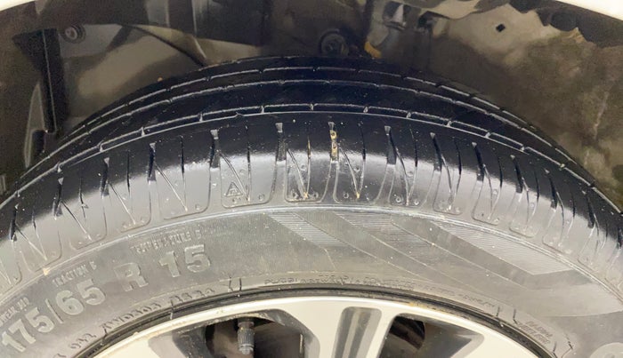 2021 Honda Amaze 1.2L I-VTEC VX CVT, Petrol, Automatic, 30,897 km, Left Front Tyre Tread