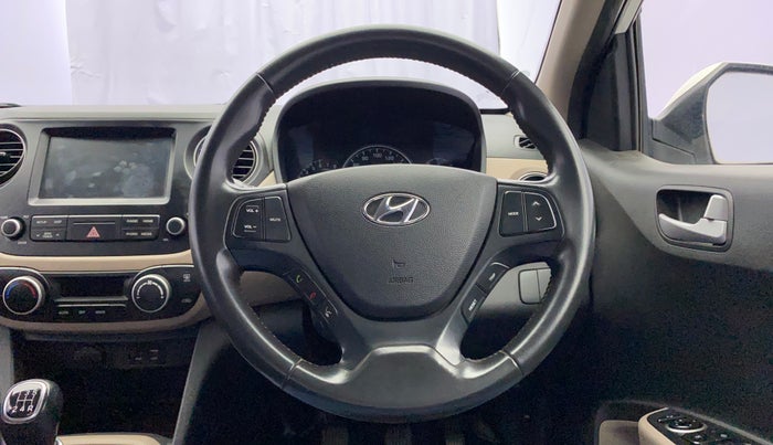 2017 Hyundai Grand i10 ASTA 1.2 KAPPA VTVT, Petrol, Manual, 90,809 km, Steering Wheel Close Up