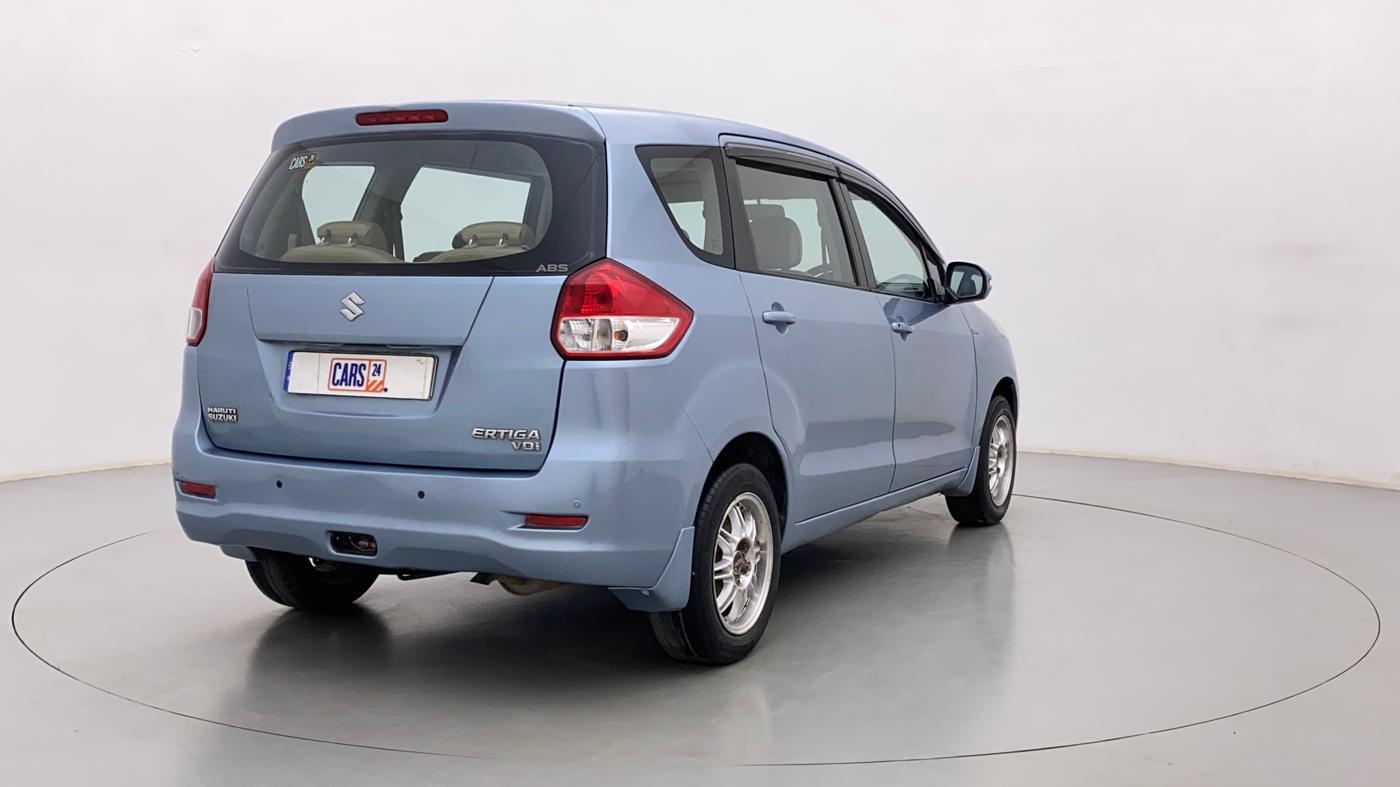 2012 Maruti Ertiga VDI, Diesel, Manual, 1,01,302 km, Right Back Diagonal