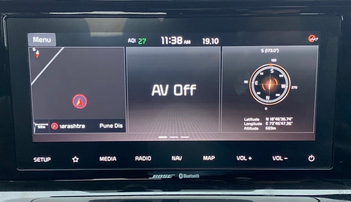 2021 KIA SELTOS 1.4 GTX+ TURBO GDI PETROL AT, Petrol, Automatic, 5,449 km, Infotainment System