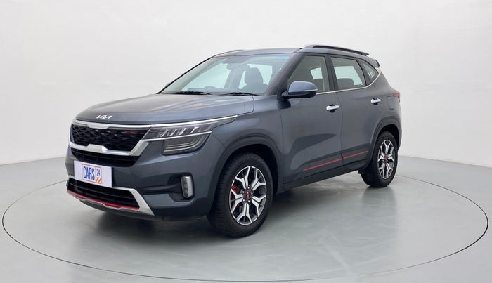 2021 KIA SELTOS 1.4 GTX+ TURBO GDI PETROL AT, Petrol, Automatic, 5,449 km, Left Front Diagonal