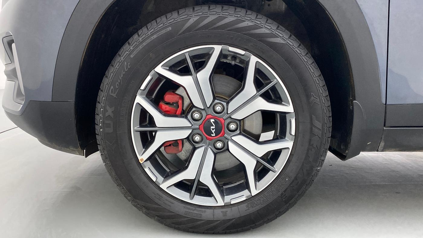 2021 KIA SELTOS 1.4 GTX+ TURBO GDI PETROL AT, Petrol, Automatic, 5,449 km, Left Front Wheel