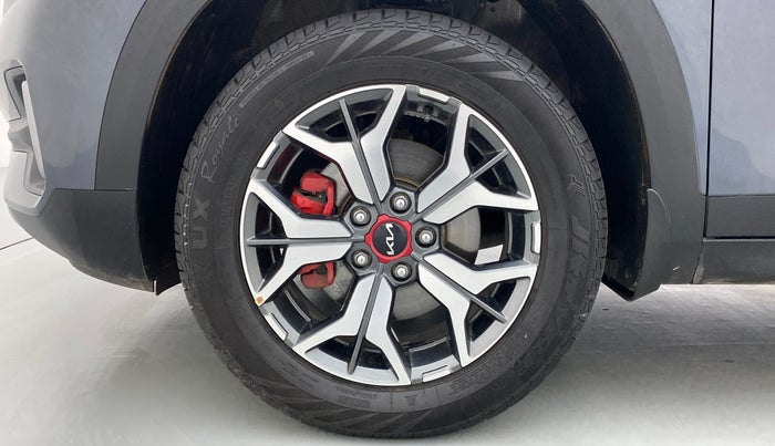 2021 KIA SELTOS 1.4 GTX+ TURBO GDI PETROL AT, Petrol, Automatic, 5,449 km, Left Front Wheel