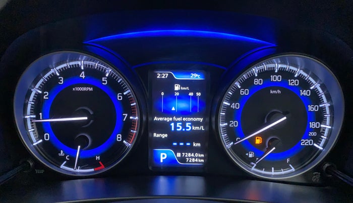 2021 Maruti Baleno ZETA CVT PETROL 1.2, Petrol, Automatic, 7,442 km, Odometer Image
