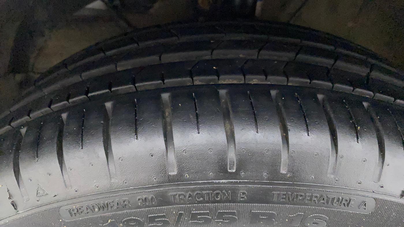 2021 Maruti Baleno ZETA CVT PETROL 1.2, Petrol, Automatic, 7,442 km, Left Front Tyre Tread