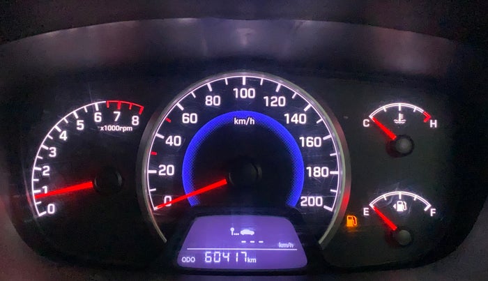 2017 Hyundai Grand i10 SPORTZ (O) 1.2 KAPPA VTVT, Petrol, Manual, 60,417 km, Odometer Image