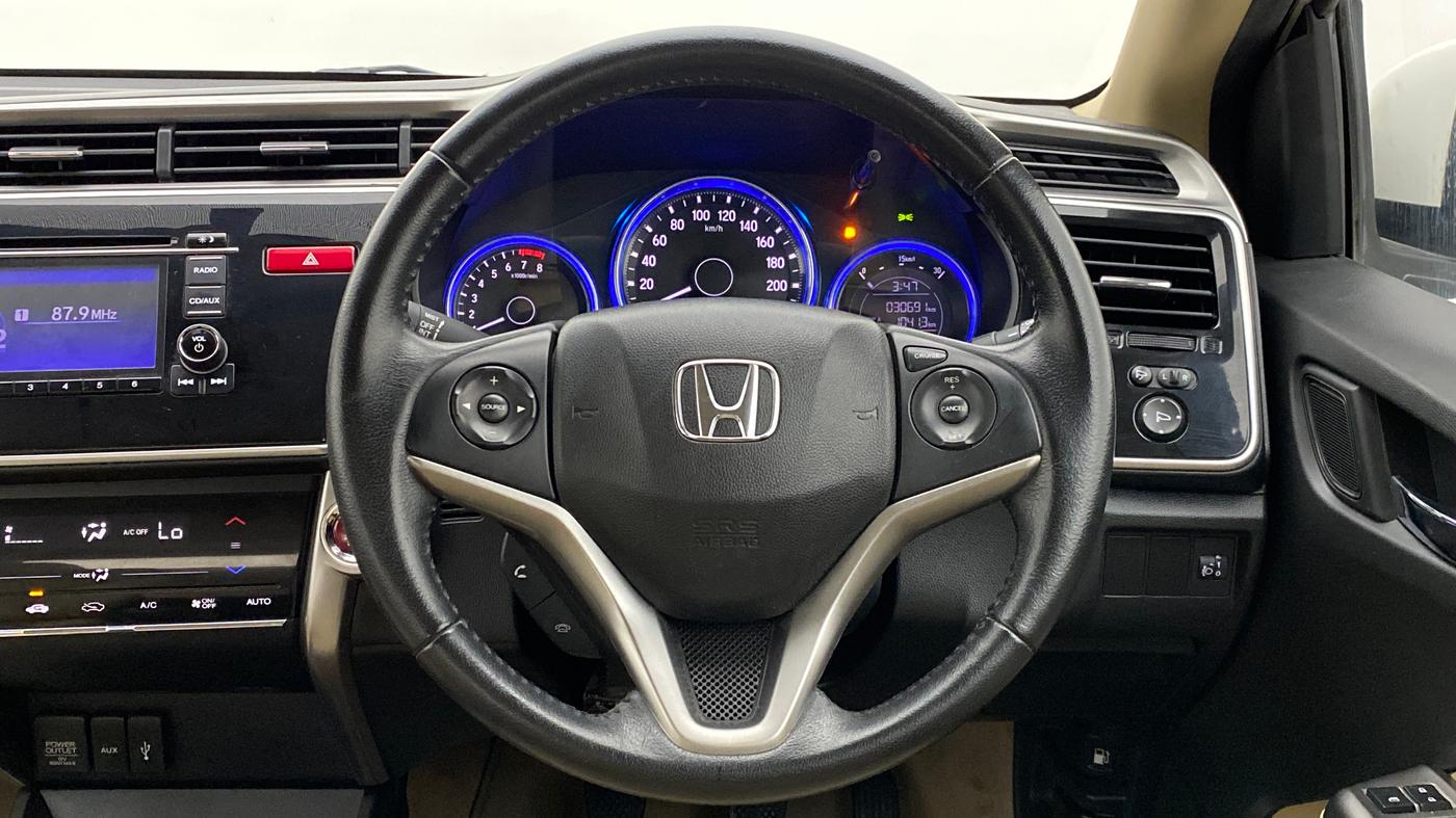 2015 Honda City VX MT PETROL, Petrol, Manual, 30,728 km, Steering Wheel Close Up