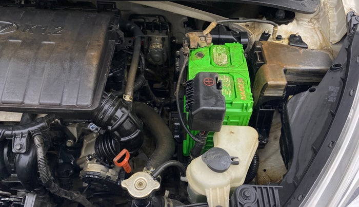 2018 Hyundai Grand i10 SPORTZ (O) AT 1.2 KAPPA VTVT, Petrol, Automatic, 37,434 km, Engine View - Left