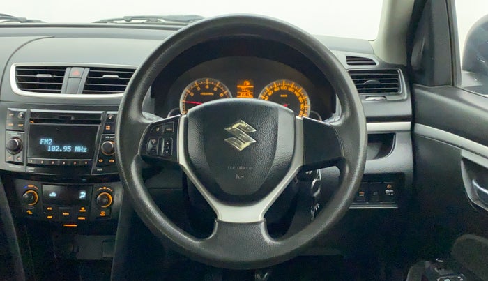 2012 Maruti Swift ZXI, Petrol, Manual, 81,634 km, Steering Wheel Close Up
