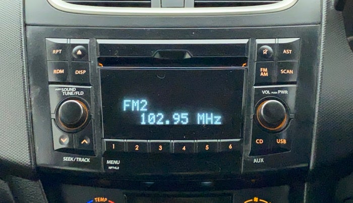 2012 Maruti Swift ZXI, Petrol, Manual, 81,634 km, Infotainment System