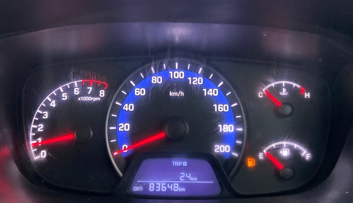 2016 Hyundai Xcent SX 1.2 (O), Petrol, Manual, 84,102 km, Odometer Image