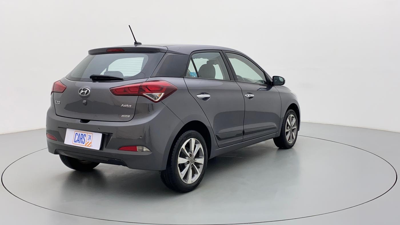 2016 Hyundai Elite i20 ASTA 1.2 (O), Petrol, Manual, 31,686 km, Right Back Diagonal