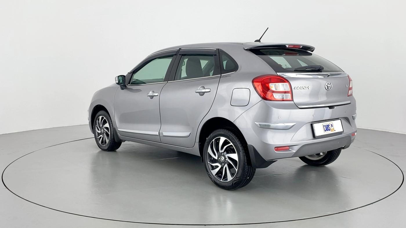 2021 Toyota Glanza V CVT, Petrol, Automatic, 3,858 km, Left Back Diagonal
