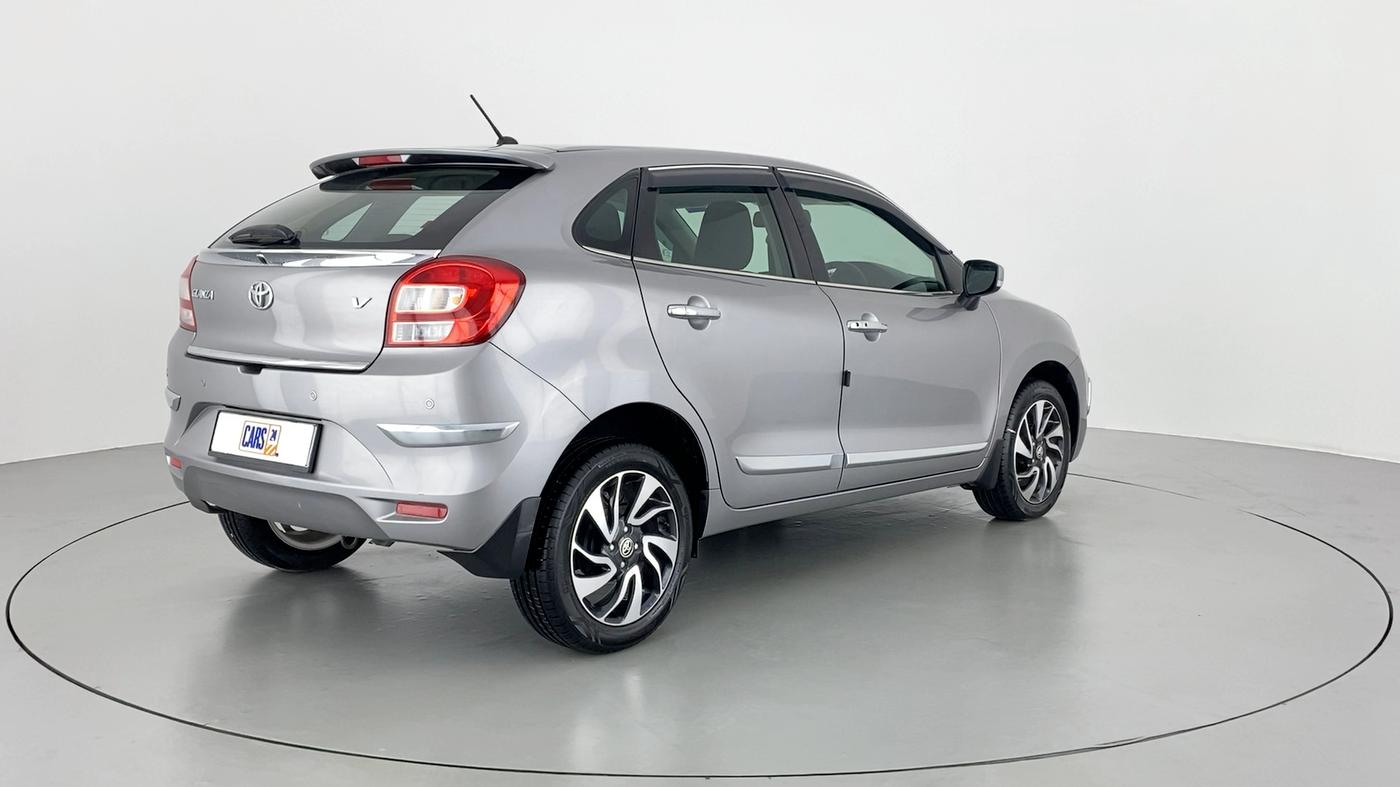 2021 Toyota Glanza V CVT, Petrol, Automatic, 3,858 km, Right Back Diagonal