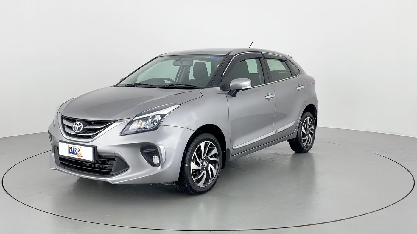 2021 Toyota Glanza V CVT, Petrol, Automatic, 3,858 km, Left Front Diagonal