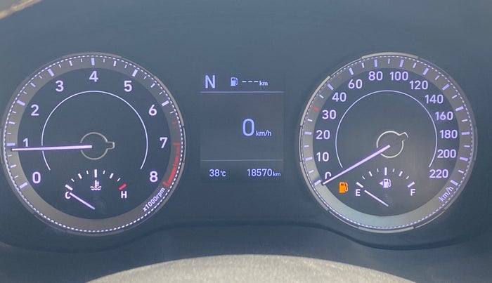 2020 Hyundai VENUE SX 1.0 (O) TURBO IMT, Petrol, Manual, 18,570 km, Odometer Image